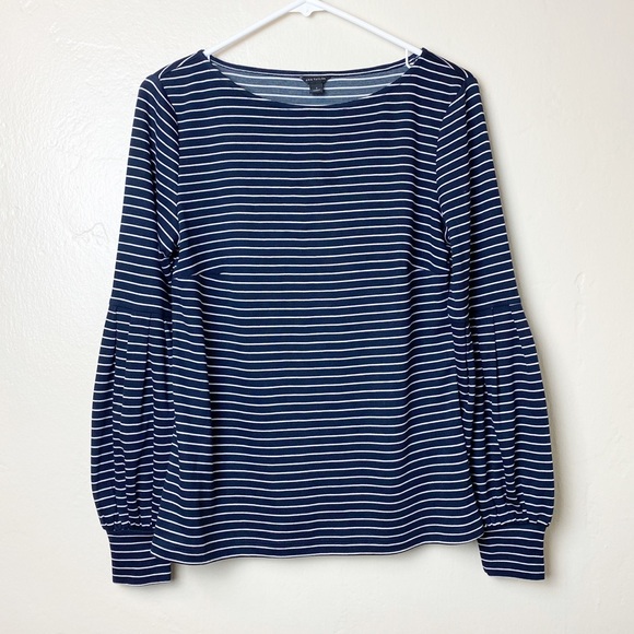 Ann Taylor Tops - 🌻 Ann Taylor | Balloon Sleeve Striped Top